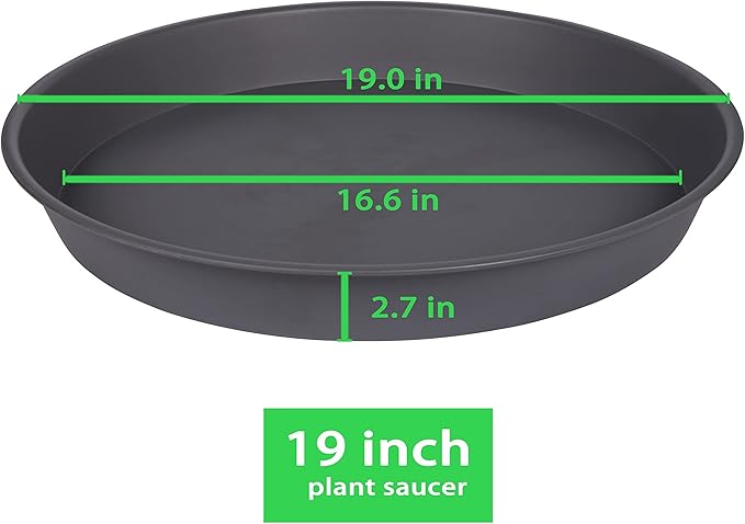 Plant Saucer, 2 Pack Largee Plant Saucer 18 19 inch - Image 2