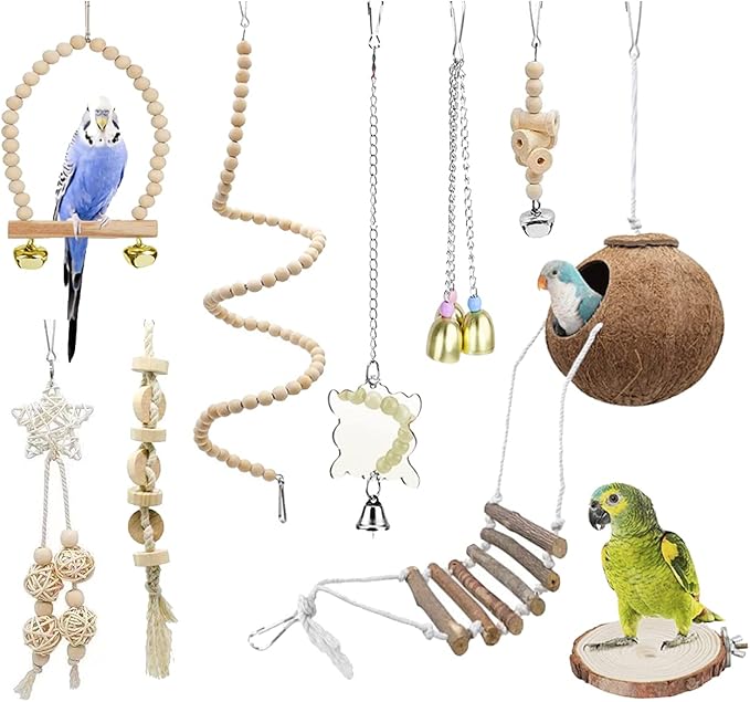 9-Piece Parrots Chewing Toy Set - Image 7