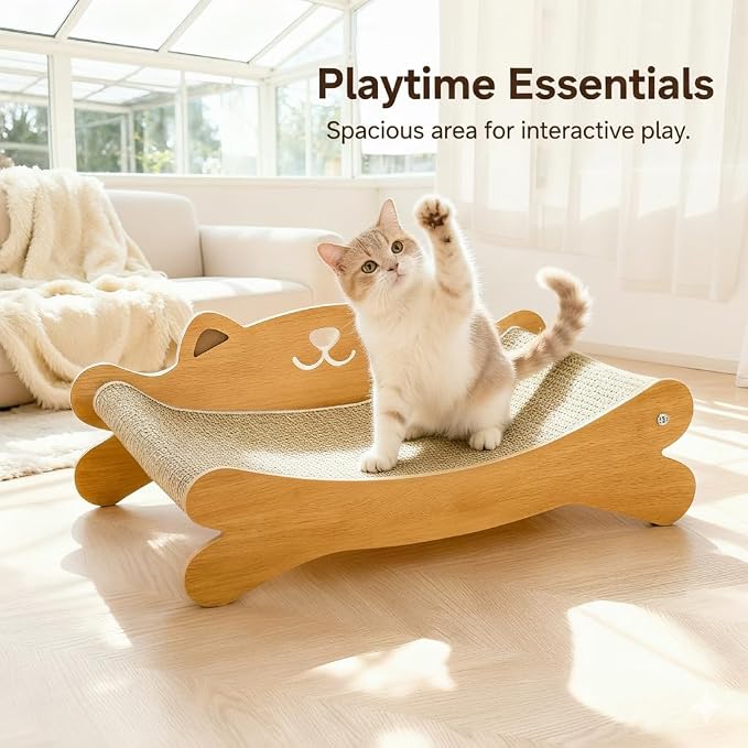 Cat Scratcher Bed for Indoor Cats Hammock for Scratch Pad Cat Scratching Post - Image 5