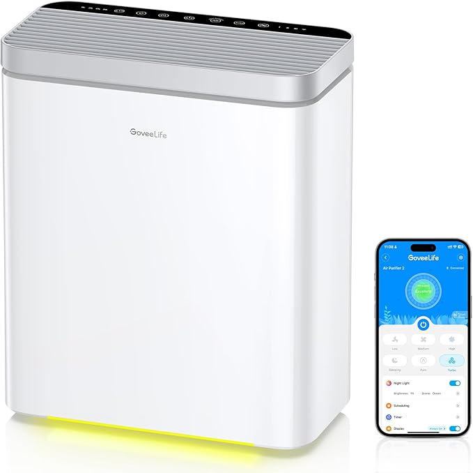 GoveeLife Smart Air Purifier for Home Large Room, Covers up to 1046 ft² by GoveeLife