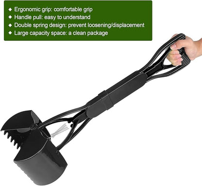 Pet Pooper Scooper, Long Handle Folding Poop Scoop, Stable Jaw Scoop Easy - Image 7
