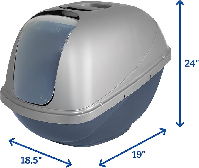 Petmate Basic Hooded Cat Litter Pan, Made in USA - Image 2