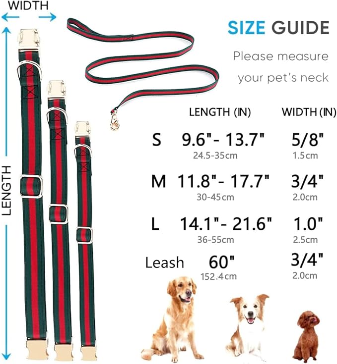 Premium Dog Collar, Cute Dog Collars Luxury Style, Durable Pet Collars and Dog - Image 6