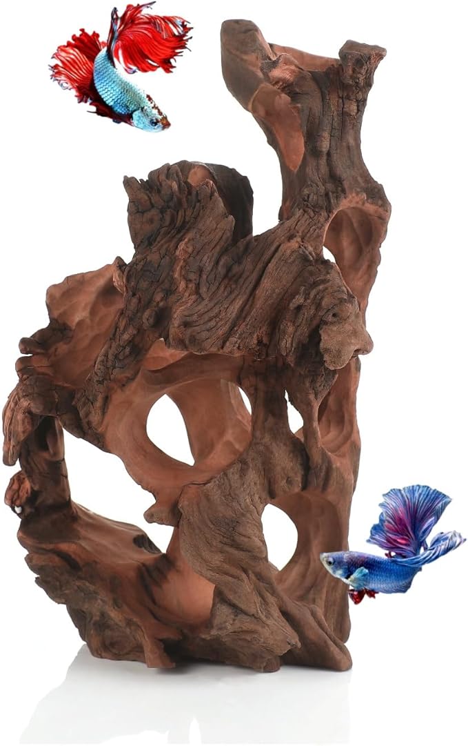 Natural Wood Aquarium Cave Betta Fish Hideout by Unknown