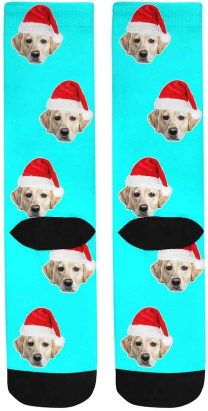Custom Face Socks, Personalized Dog Lover Pet Photo Picture on Socks Unisex - Image 4