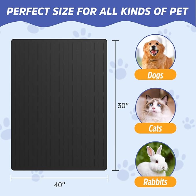 Large Dog Mats for Food and Water - Image 2