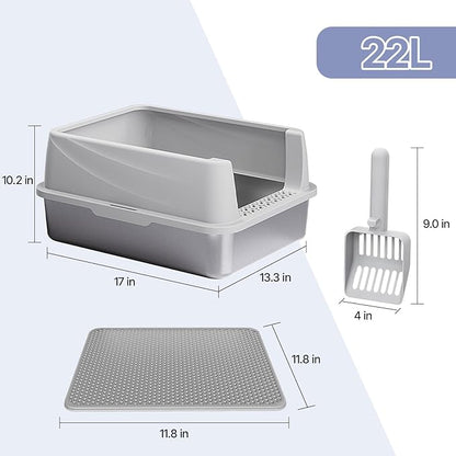 Henkelion Stainless Steel Cat Litter Box - Image 2