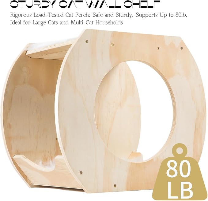 Cat Shelves - 3 Steps, Wall Climbing Shelf - Image 3