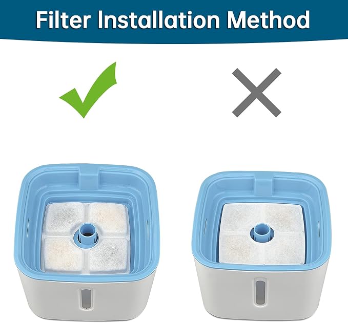 Cat Water Fountain Filter, 84 oz/2.5 L Replacement Filter - Image 7