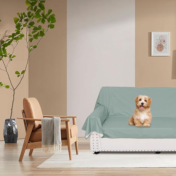 DUJUIKE Waterproof Bed Cover for Dog and Cats, Pet Hair Resistant Bed Sheet - Image 5