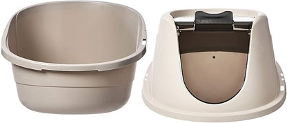 Amazon Basics No-Mess Hooded Enclosed Cat Litter Box - Image 3