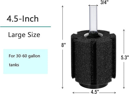 AQUANEAT Aquarium Bio Sponge Filter Breeding Fry Betta Shrimp Nano Fish Tank - Image 2
