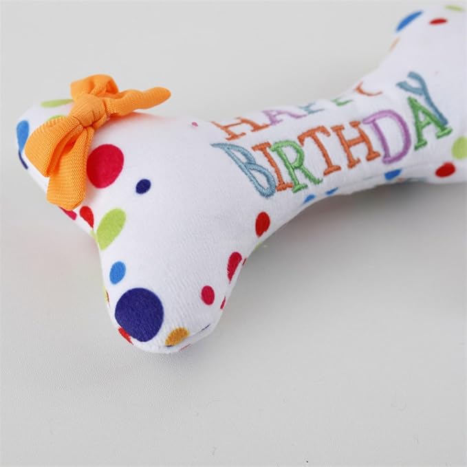 Puppy Chew Toys, Durable Fabric Indestructible Squeaky Dog Toy - Image 5