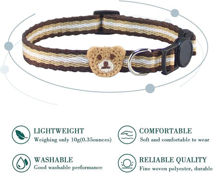 Yizepet Cat Collars, Breakaway Kitten Collar, Cute Kitty Collar in 2 Pack - Image 3