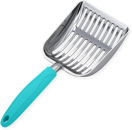 WePet Cat Litter Scoop, Aluminum Alloy Sifter, Kitty Metal Scooper, Deep Shovel by WePet