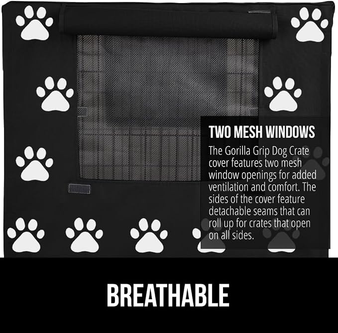 GORILLA GRIP Dog Crate Covers Compatible - Image 4