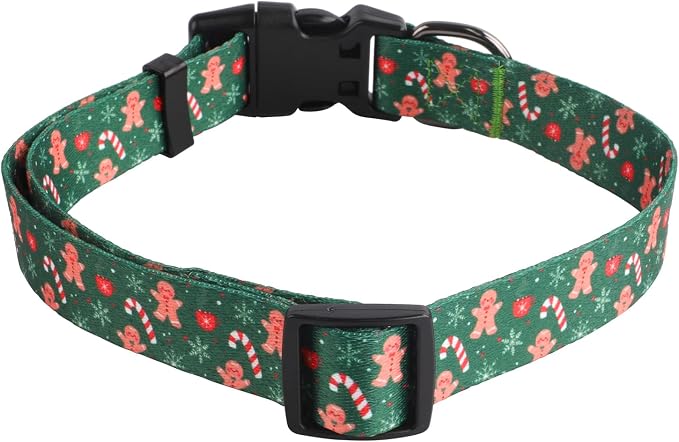 QQPETS Adjustable Soft Dog Collar: Print Flower Pink Multicolor Cute Patterns - Image 5