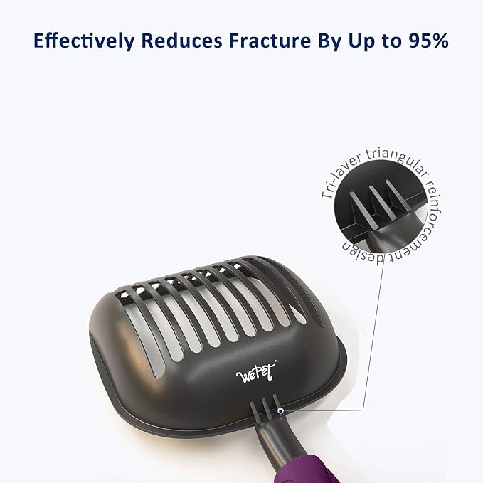 WePet Cat Litter Scoop, Non-Stick Plated Aluminum Alloy Sifter, Kitty Durable - Image 4