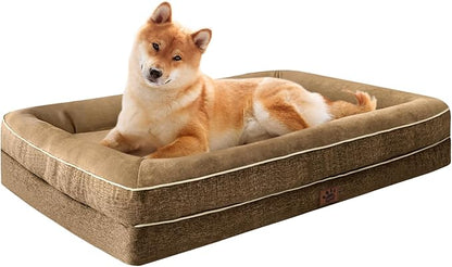 Waterproof Memory Foam Dog Beds by TaiBest