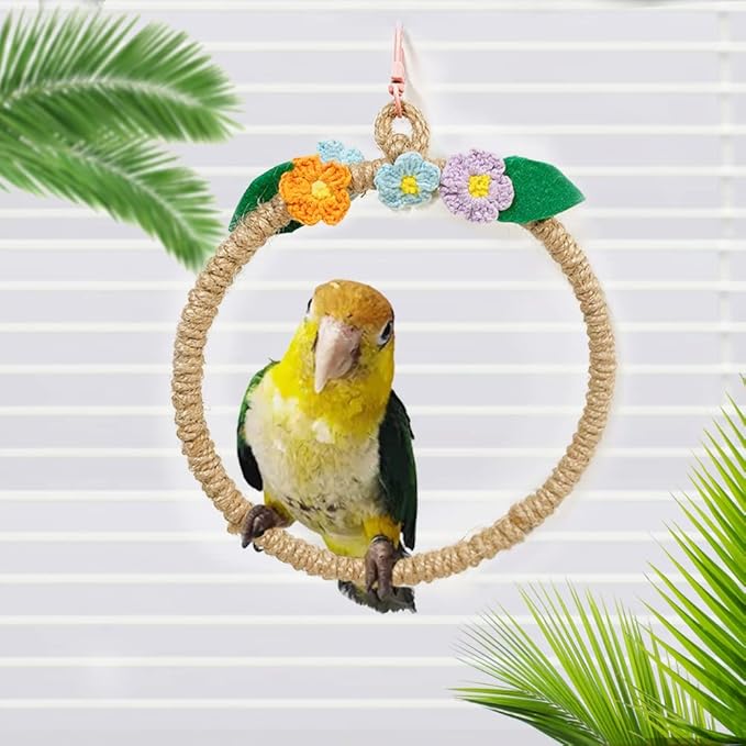 La La Pet® Bird Rope Swing - Image 2