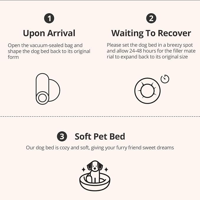 JOLLYVOGUE Calming Small Dog & Cat Bed - Image 8