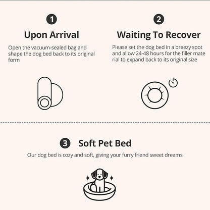 JOLLYVOGUE Calming Small Dog & Cat Bed - Image 8