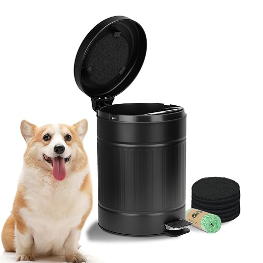 5L/1.3 Gal Dog Poop Trash Can by Unknown