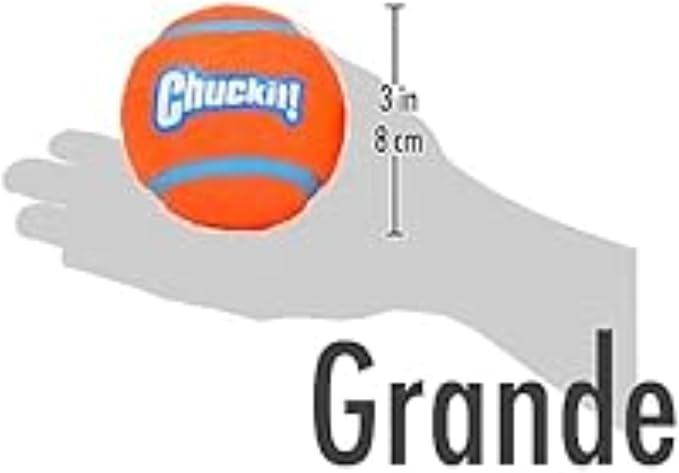 Chuckit! Dog Tennis Ball Dog Toy, Large - Image 6