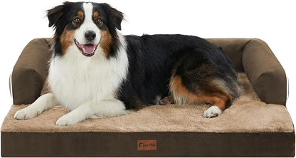 Orthopedic Dog Beds for Large Sized Dogs, Waterproof Egg Crate Foam Medium Dog by CasaPaw