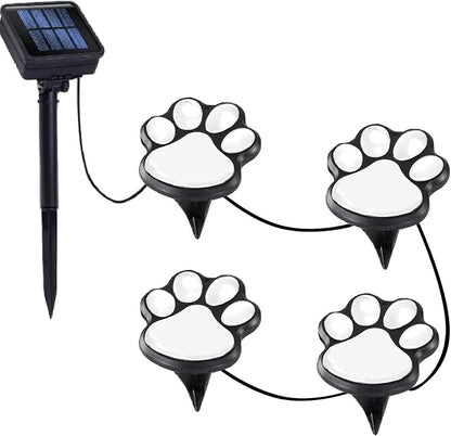 Paw Print Solar Lights by BlunemLights
