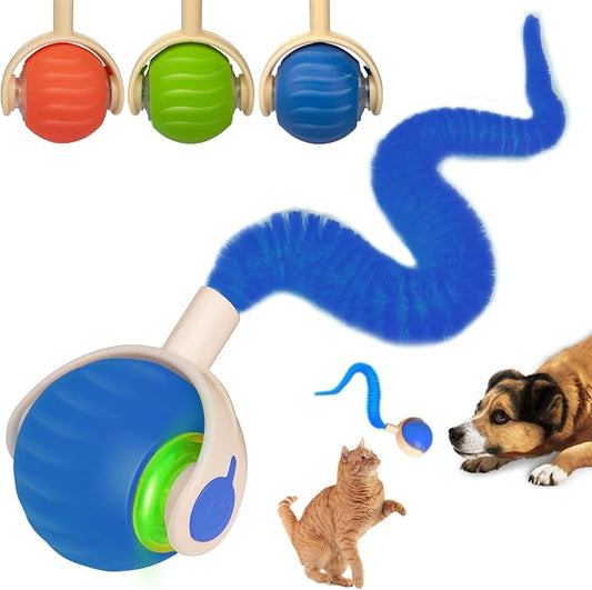 2025 New Interactive Cat Toy, Automatic Moving Cat Ball Toy by ACITMLLC