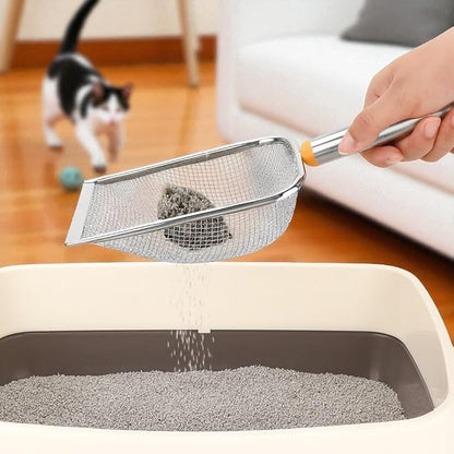 Cat Litter Scoop Stainless Steel Mesh Scooper - Image 5