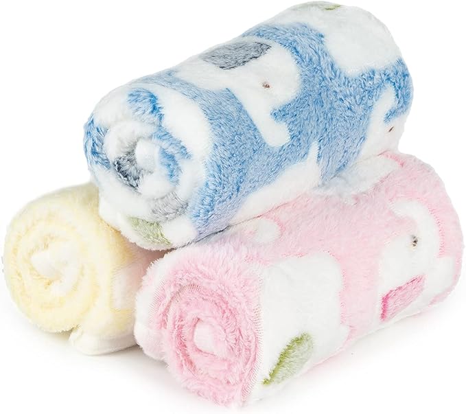 Dono 1 Pack 3 Dog Blankets, Soft Fluffy Fleece Pet Blanket Warm Sleep Mat Paw - Image 3