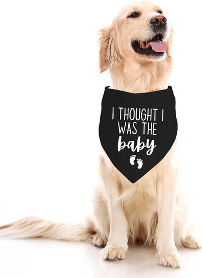 I Thought I was The Baby Bandana Pet Scarf Pregnancy Announcement Bandana Dog - Image 5