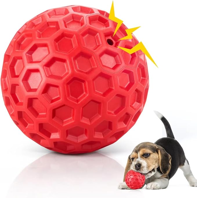 Interactive Squeaky Dog Balls Puppy Toys, Dog Toys by DISSKNIC