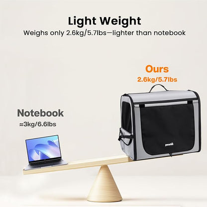Dog Car Carrier Light Weight 24×17.7×20.5in, Dog Carrier Easy to Assemble - Image 4