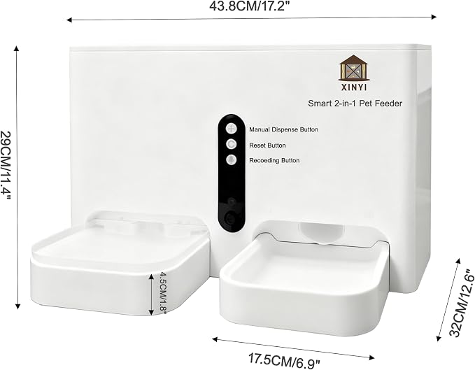 Automatic Pet Feeder and Water Dispenser 2-in-1 Set - Image 7