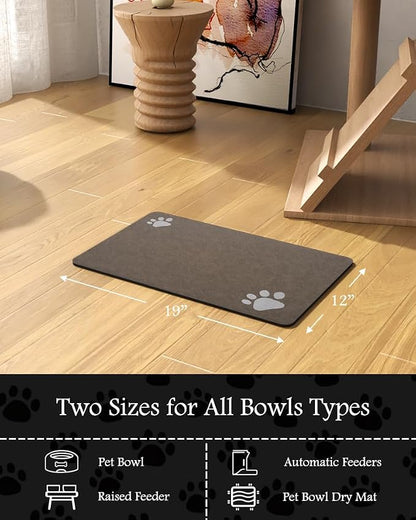 Pet Feeding Mat-Absorbent Dog Mat - Image 7
