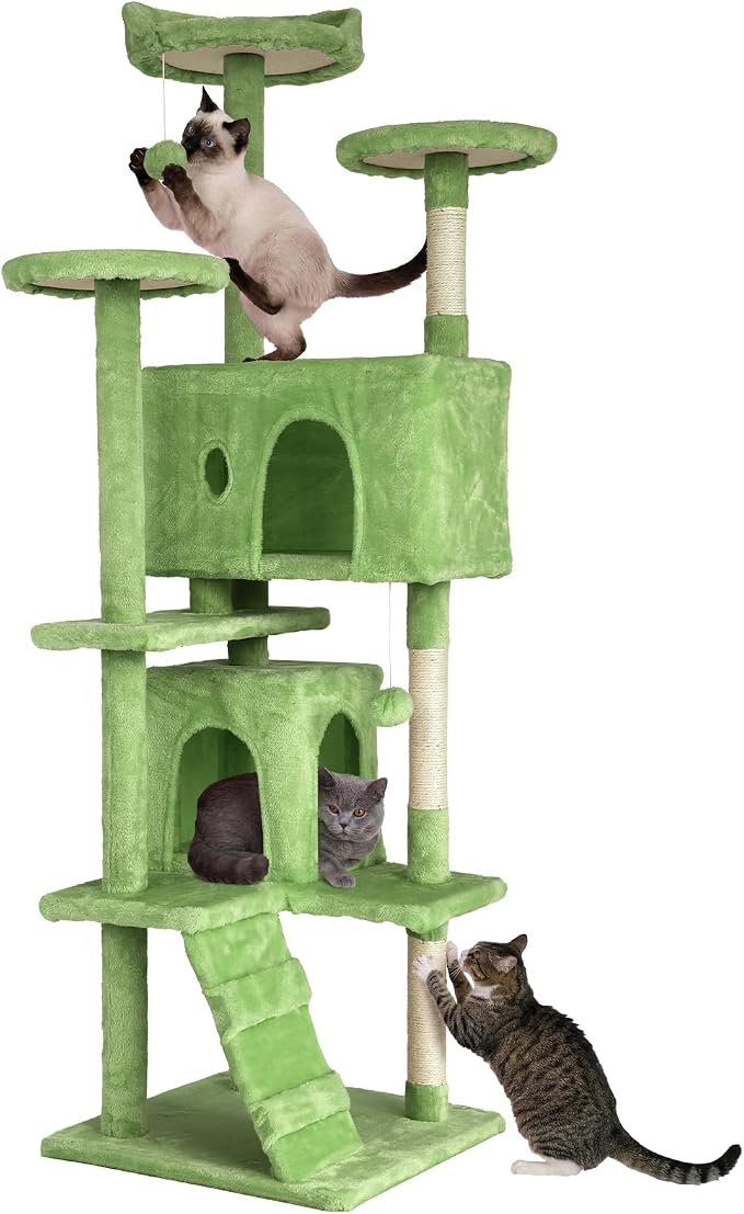 70in Cat Tree Cat Climbing Tower by Home