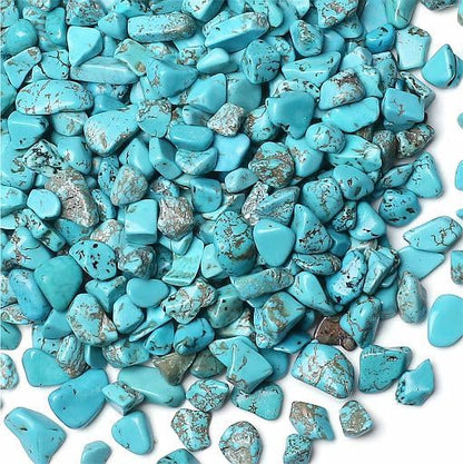 YATOJUZI Turquoise Aquarium Gravel Rocks Bulk Wholesale Tumbled Crystals Stones by YATOJUZI