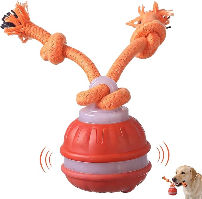 Interactive Dog Toys, Upgraded Motion Activated Rolling Dog Ball Toy by Unknown
