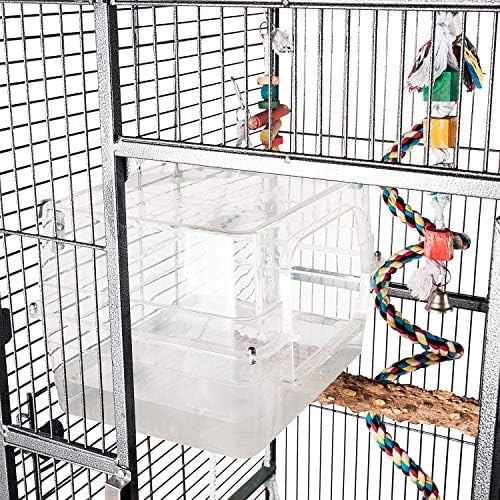 Colorday Large Bird Bath for Cage, Parrot Bath for Parakeet, African Grey - Image 4