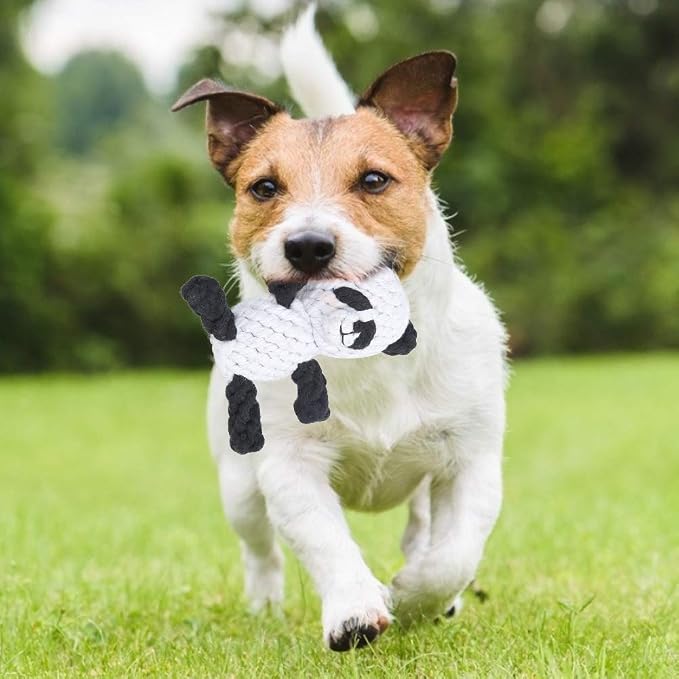 Pet Cotton Rope Biting Chewing Molar Toy, Cartoon Animal Shape & Pure Manual - Image 3
