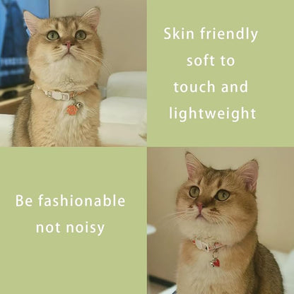 Yizepet Cat Collars with Bells, Breakaway Kitten Collar, Cute Kitty Collar - Image 4