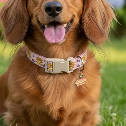 Pink Dog Collar, Girl Dog Collar - Image 4
