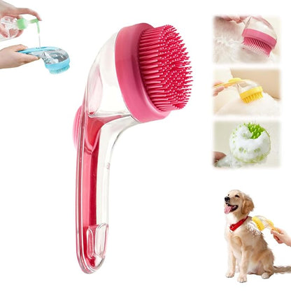 Pet Bath Brush, 2025 New 2 in 1 Dog Bath Brush by Yilia