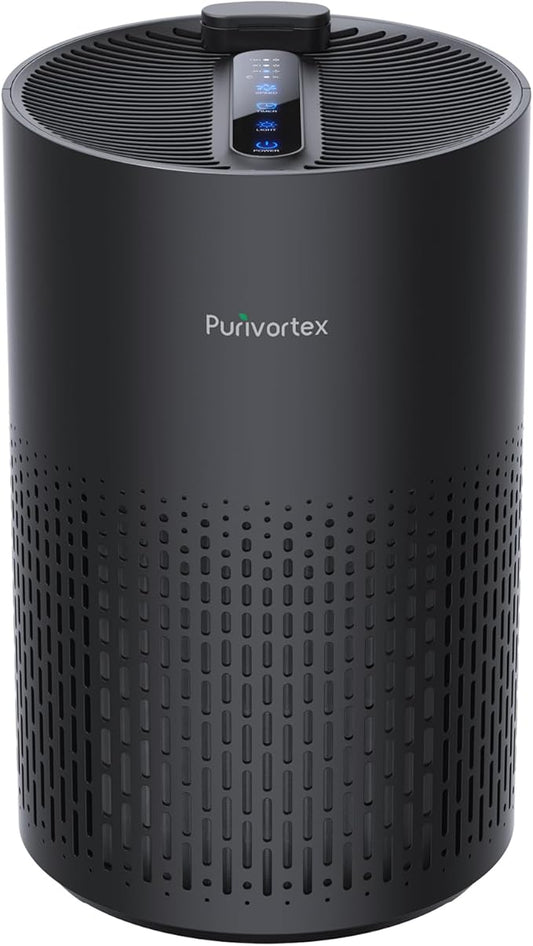 Purivortex Air Purifiers for Home, Quiet HEPA Air Filter for Pollen, Pet Dander by Purivortex