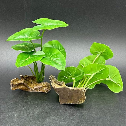 Smoothedo-Pets Fish Tank Decor Aquarium Decorations Ornaments Betta Leaf pad - Image 4