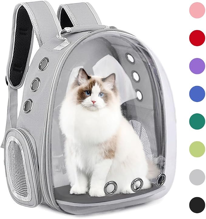 Pet Backpack Carrier, Bubble Backpack Cat Carrier, Pets and Small Dogs by Unknown