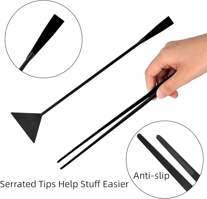 Aquarium Aquascaping Tool Stainless Steel Aquascape Tools Kit 4 in 1 Anti-Rust - Image 3